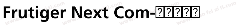 Frutiger Next Com字体转换